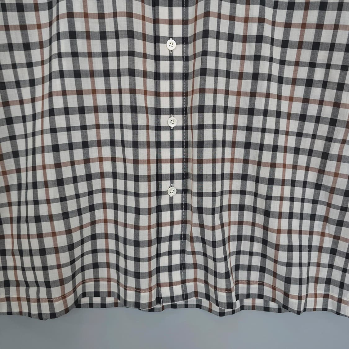 닥스 DAKS 체크 반팔 셔츠 105 상품이미지4