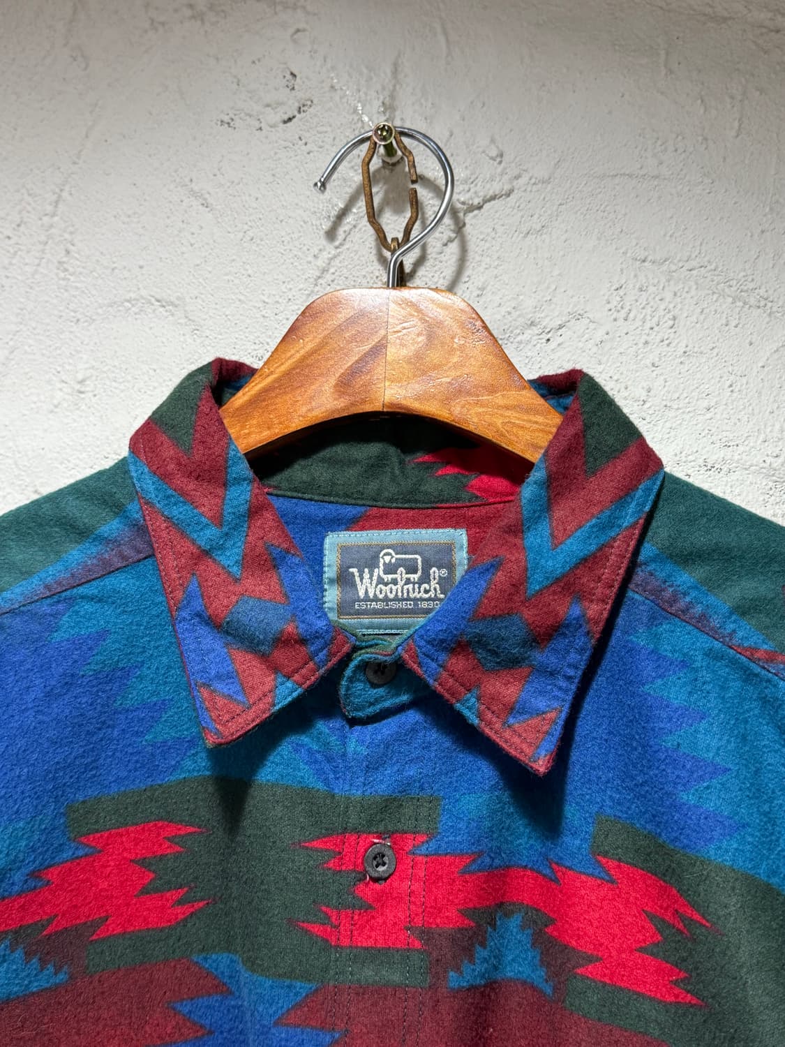 울리치 Woolrich 나바호 코튼 플란넬 셔츠 네이티브 아메리카 패턴 상품이미지4