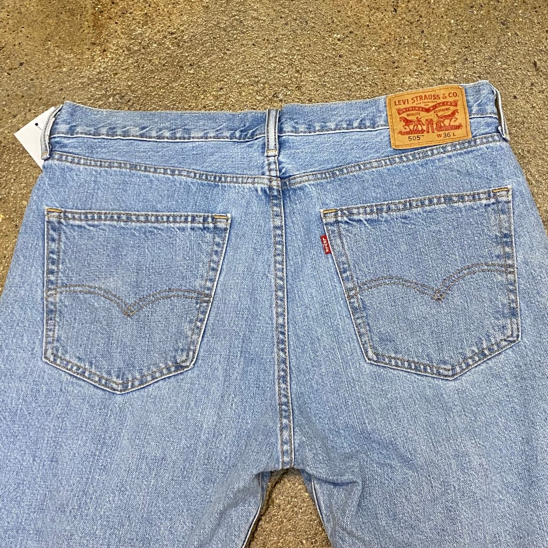 미국 빈티지 리바이스 505 연청바지 36size 상품이미지6