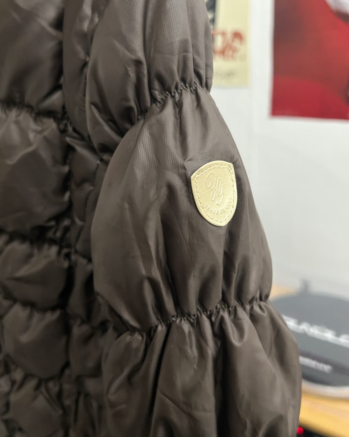 올드 빈티지 퍼 링클 패딩 점퍼 상품이미지2