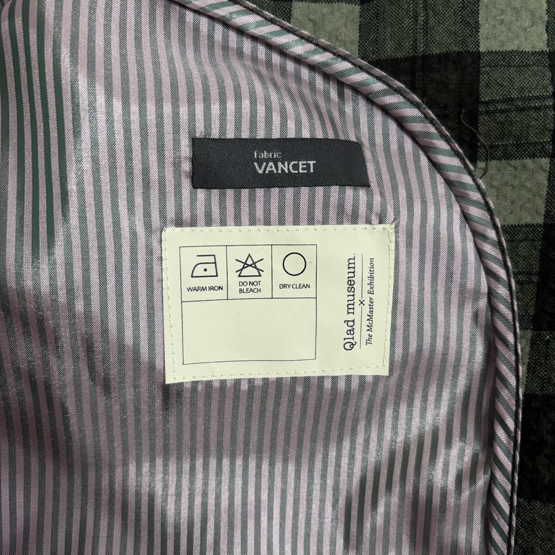 클래드뮤지엄 그린 체크 블루종(M) 상품이미지6