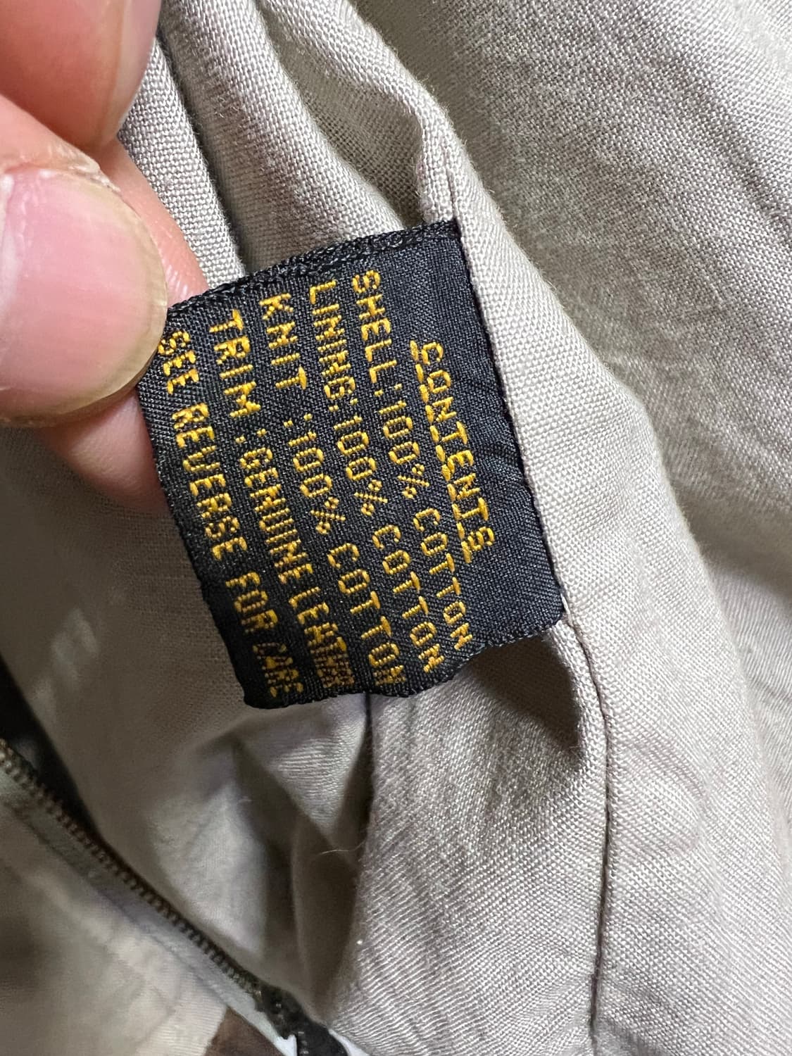 할리데이비슨 봄버 자켓 베이지 자켓 상품이미지7