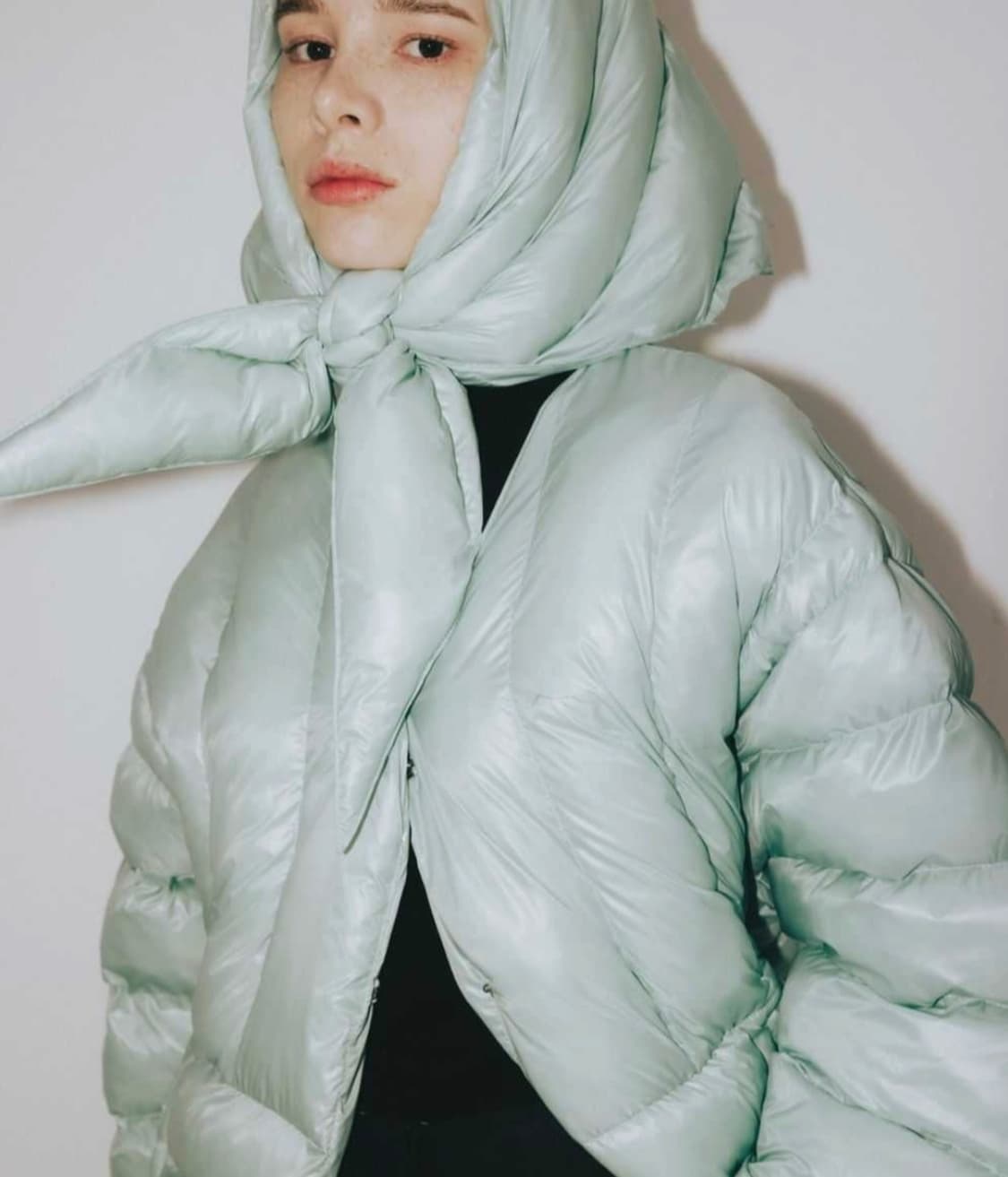 (스카프증정)무신사 GRAENN 그라인 오버사이즈 에코 푸퍼 패딩 점퍼 상품이미지8