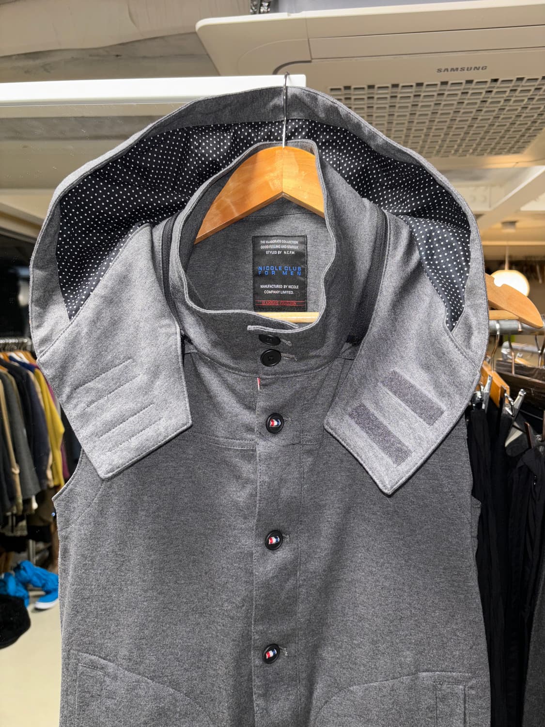 니콜 클럽 포맨 후드 베스트 상품이미지2