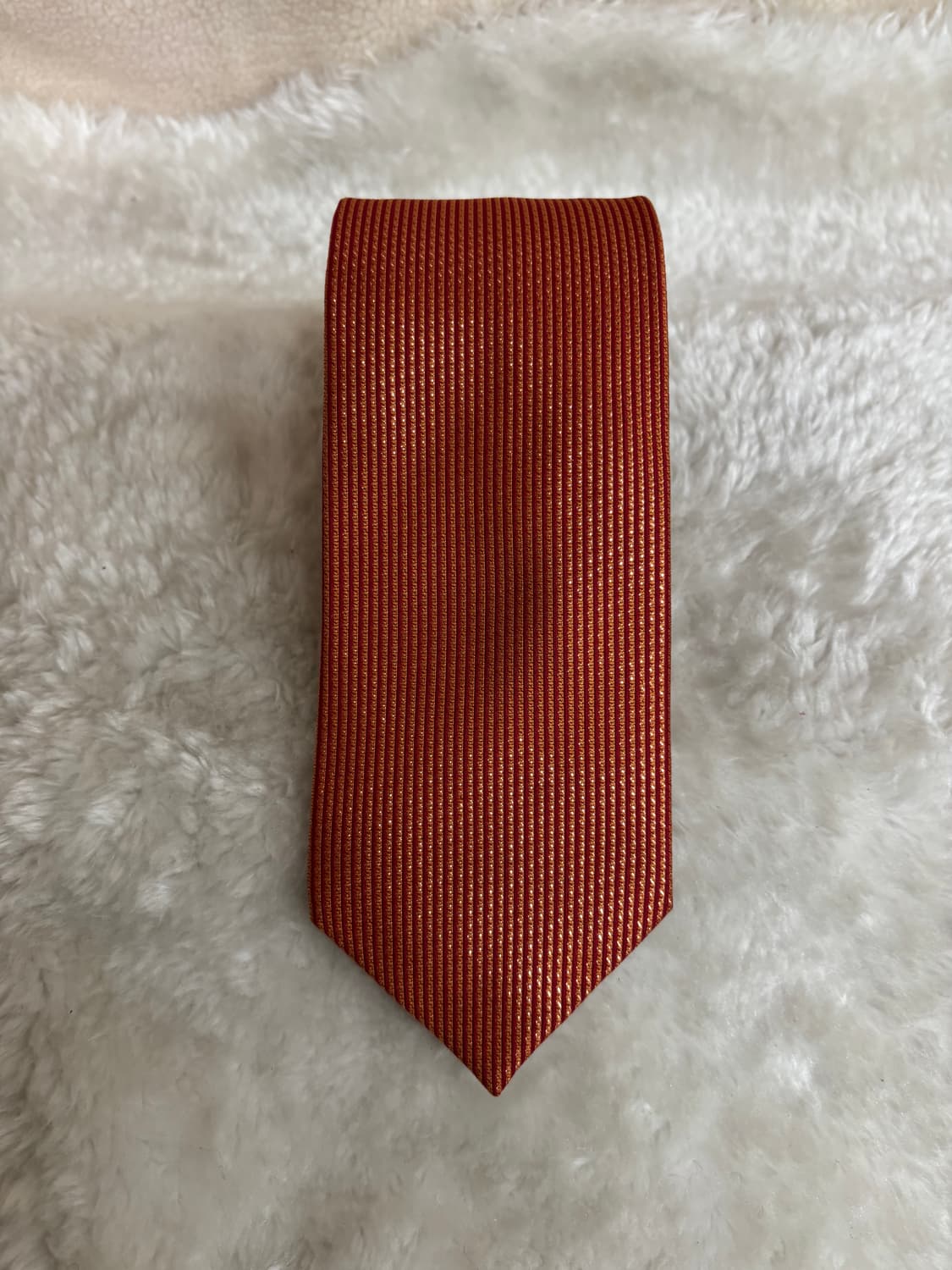 피에르 발망(Pierre Balmain)번트 오렌지 넥타이 상품이미지1