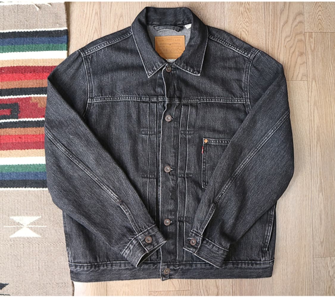 LEVIS 리바이스 프리미엄 빅E A3174 1세대 디자인 흑정 데님자켓 상품이미지1