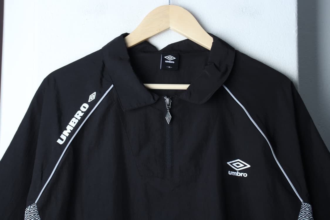 (XL-2XL) 엄브로 집업 바람막이 점퍼자켓 반소매 웜업-H32836 상품이미지3