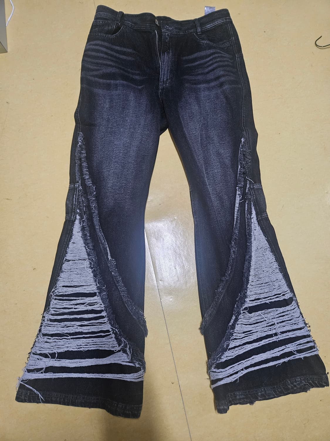 비엘알 Blr destoyed crush double line denim 상품이미지2