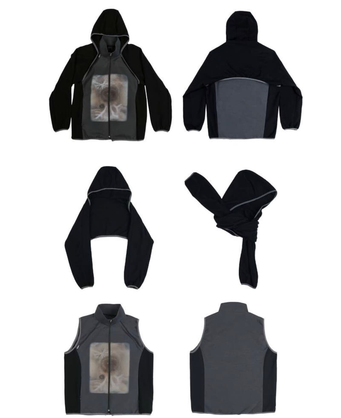 오호스 2-way Vest Fleece Zip-up 상품이미지3