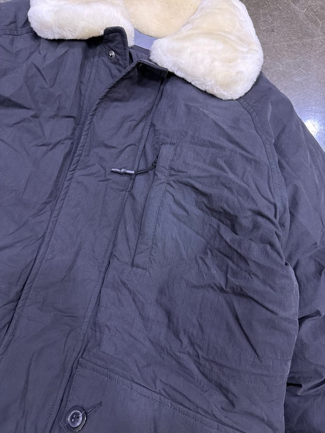 유니폼브릿지 레인저 다운 파카 점퍼 코트 블랙 L 상품이미지7