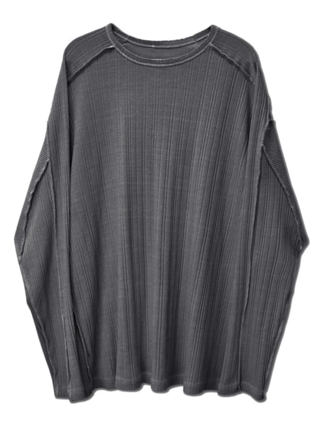 Ignota core8 washed ls tee charcoal 상품이미지1