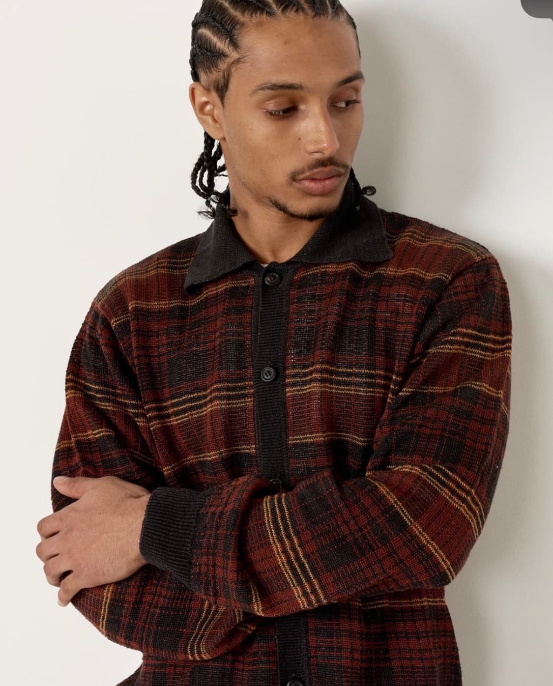 [50]아워레가시 이브닝폴로 러스트 지저 체크 상품이미지1