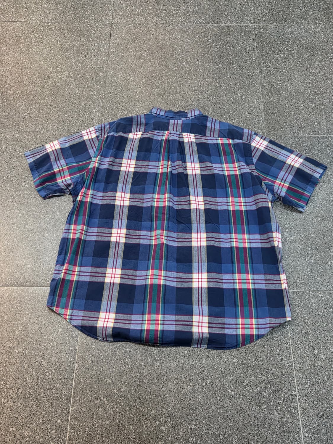 POLO 폴로 블루체크 반팔셔츠 상품이미지5