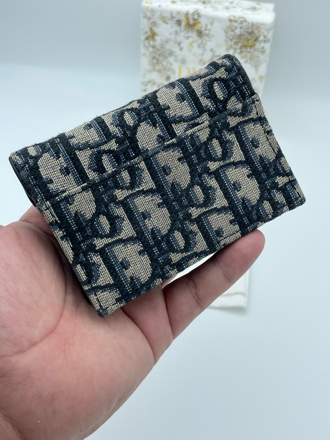 [ 새상품 / 풀구성 ] 디올 오블리크 새들 플랩 카드지갑  상품이미지2