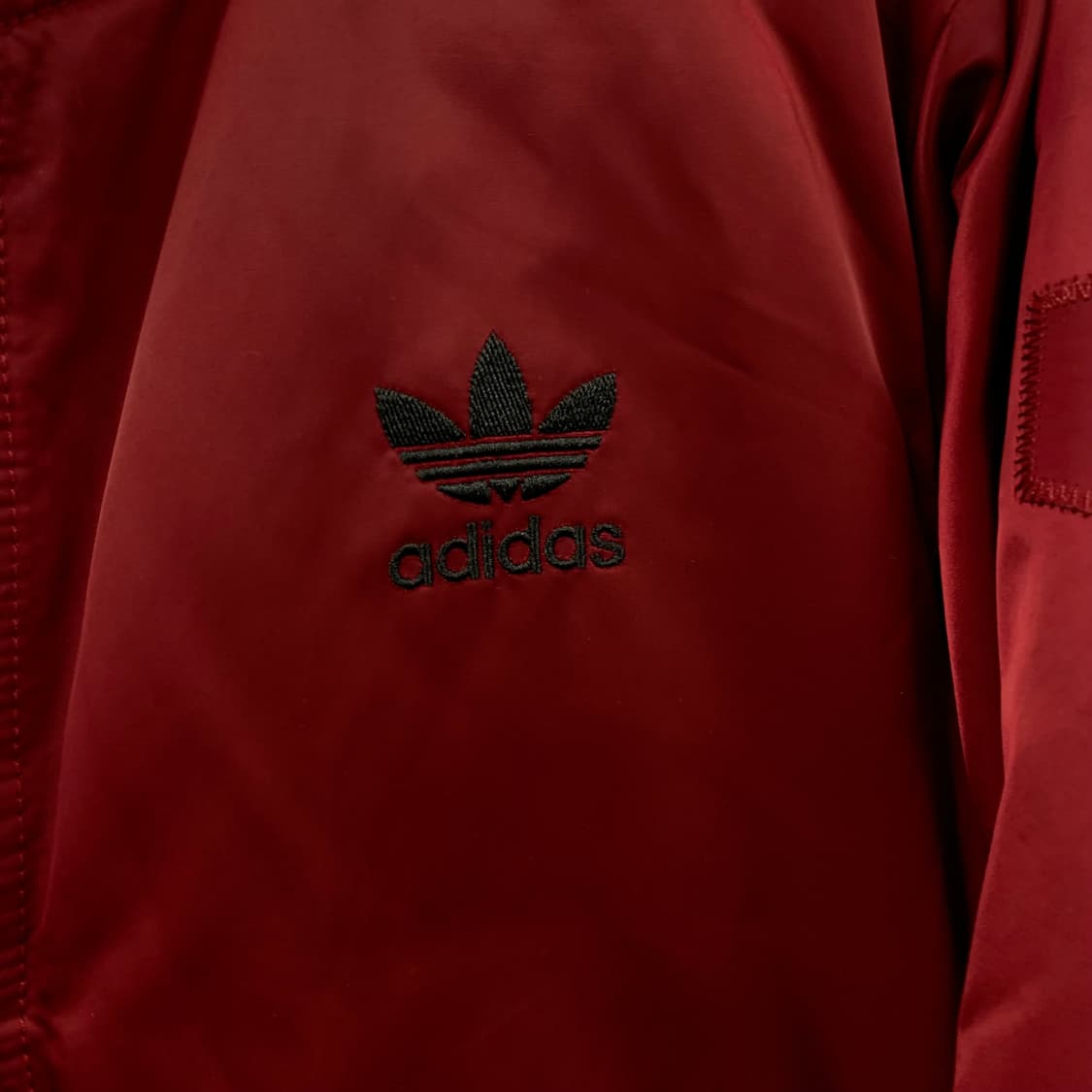 아디다스 파이어버드 버건디 봄버 자켓 상품이미지5