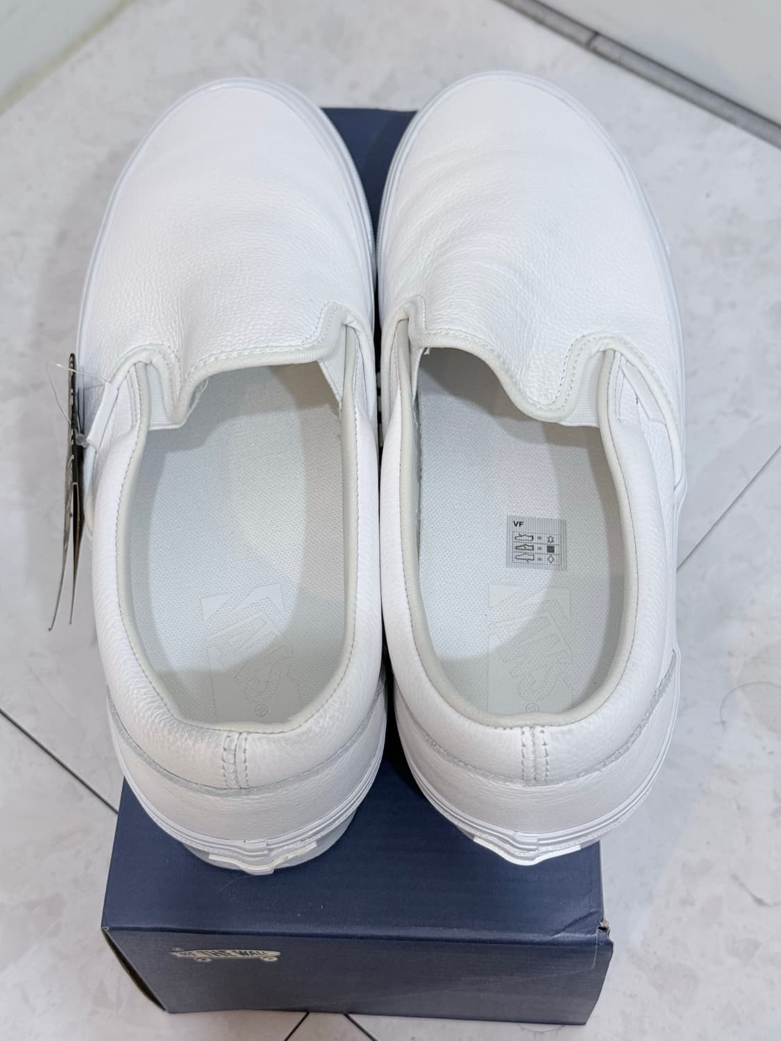 [285] 반스 슬립온 리이슈 98 레더 화이트 상품이미지5