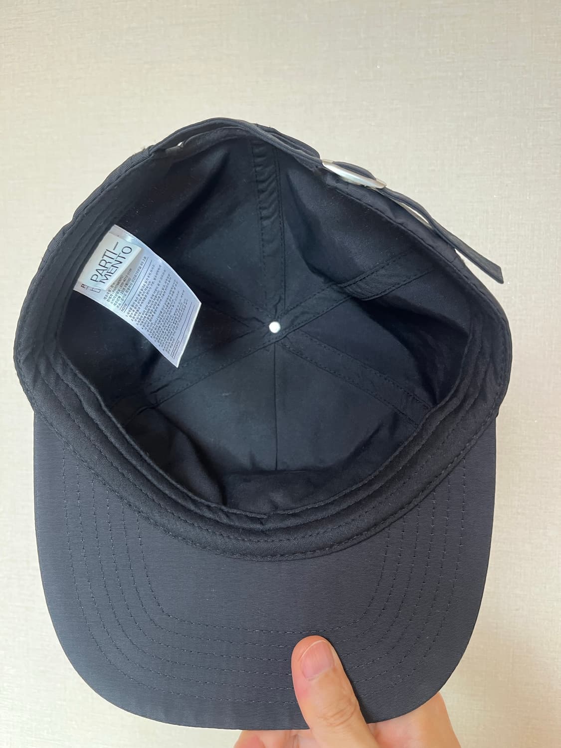 파르티멘토 나일론 PA 볼 캡 블랙 상품이미지7