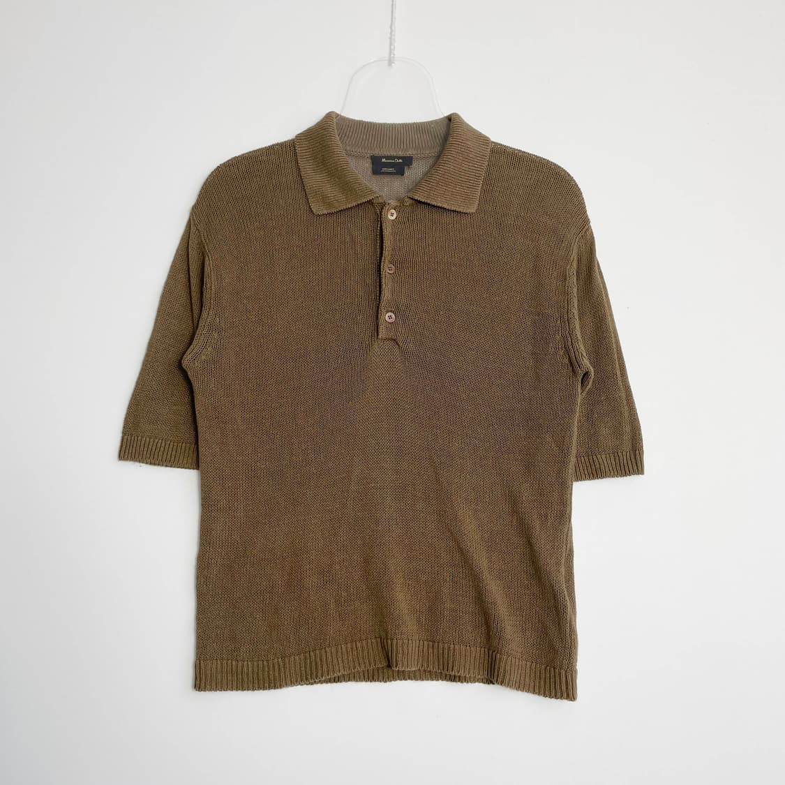  C2 마시모두띠(Massimo Dutti) 린넨 소재 니트폴로셔츠 95 상품이미지1