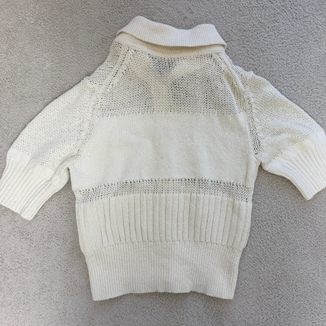 COS 코튼100 아이보리 니트 상품이미지2