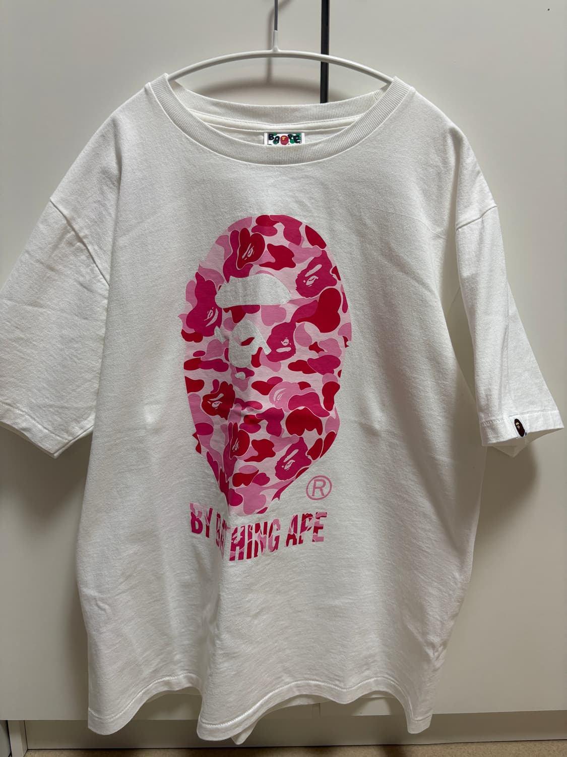 베이프 핑크카모 반팔 L 상품이미지1