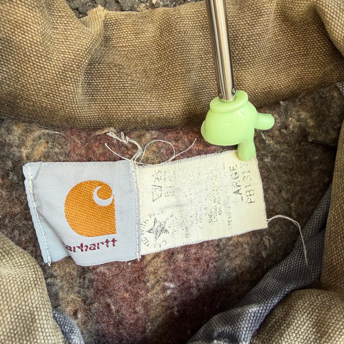 OG 90s USA 빈티지 칼하트 초어 워크 자켓 PB1317 PTL 상품이미지8