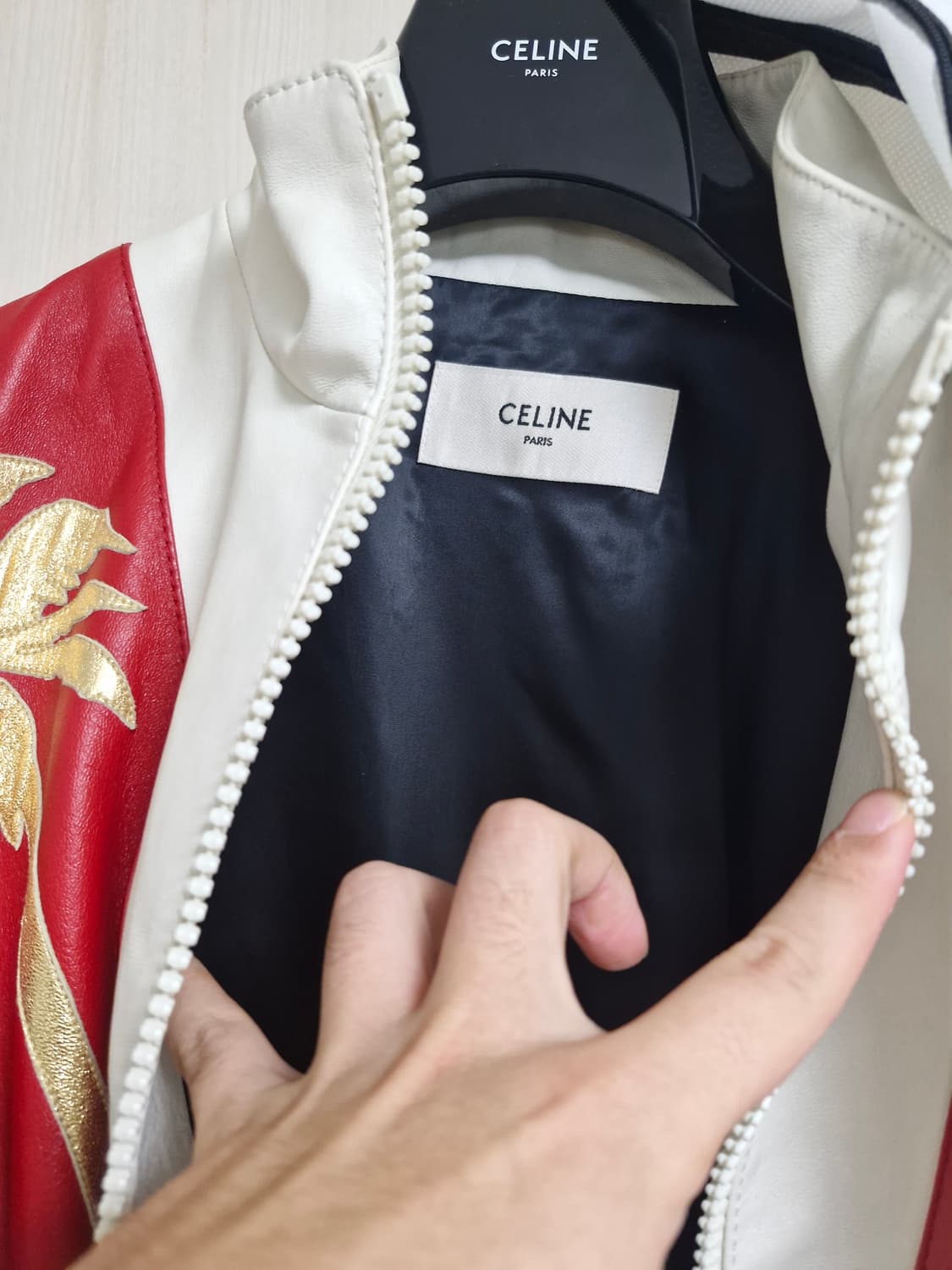 celine loose raglan jacket soft lambskin 상품이미지8