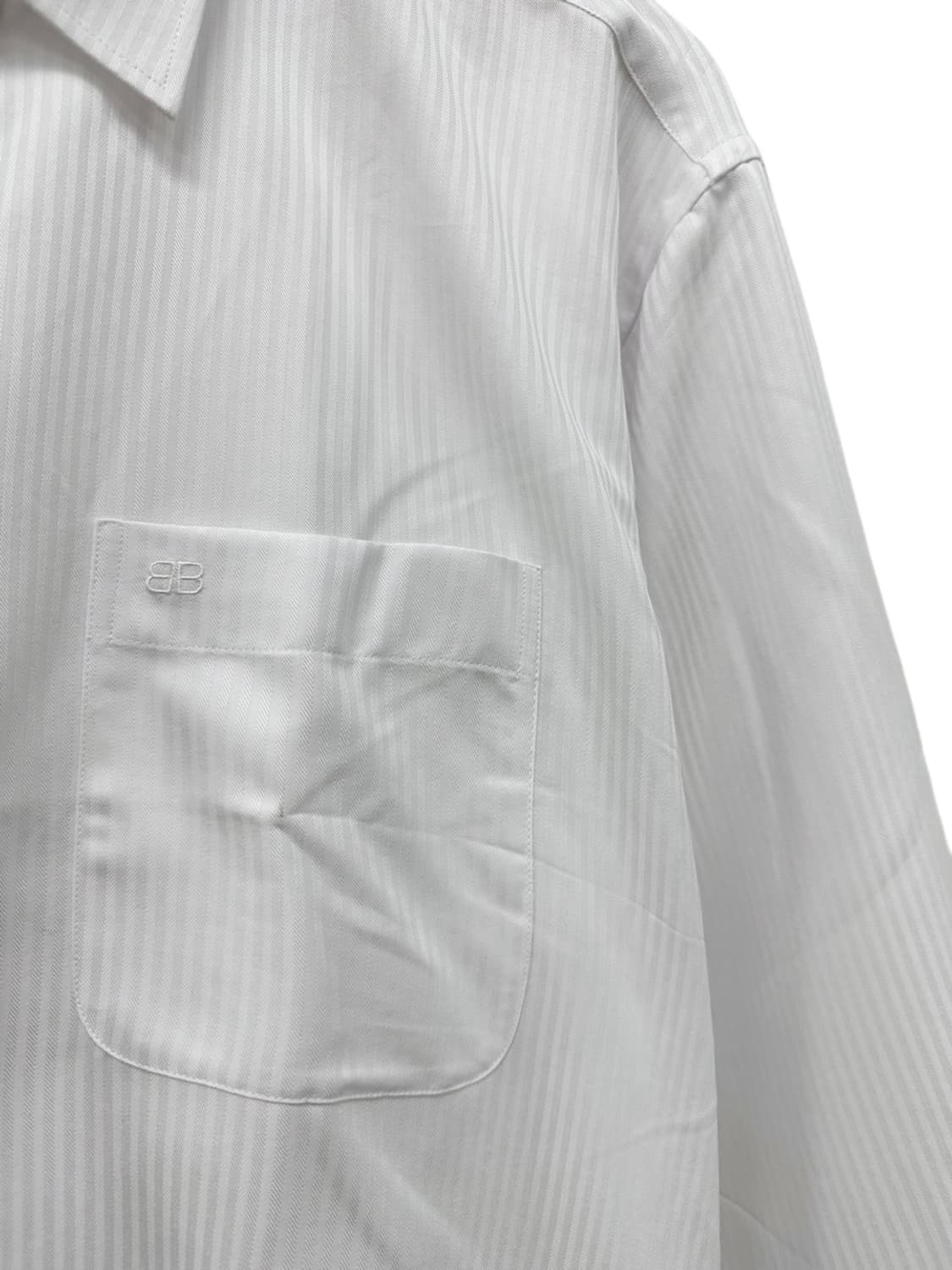 발렌시아가 셔츠 화이트 새상품 (L) 상품이미지3