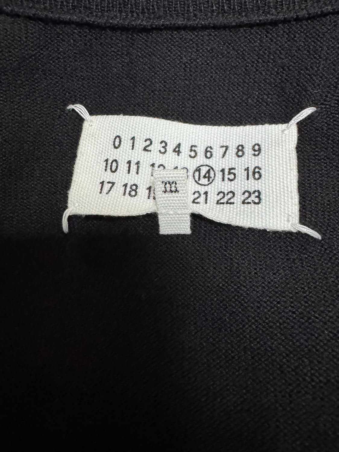 메종 마르지엘라 블랙 가디건M 상품이미지3