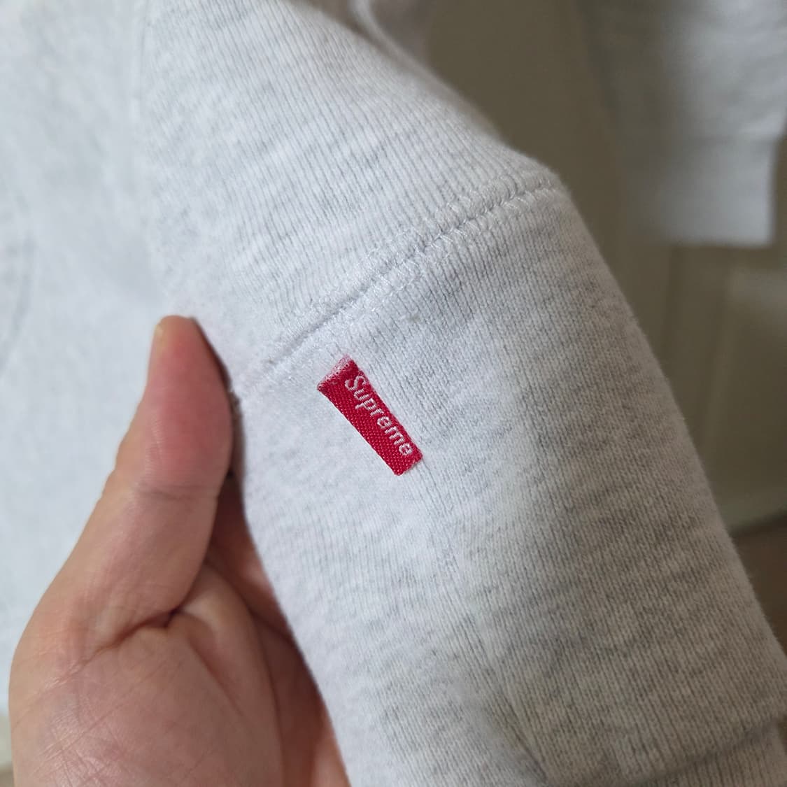 [m] 슈프림 S 로고 후드 그레이 supreme s logo 상품이미지6