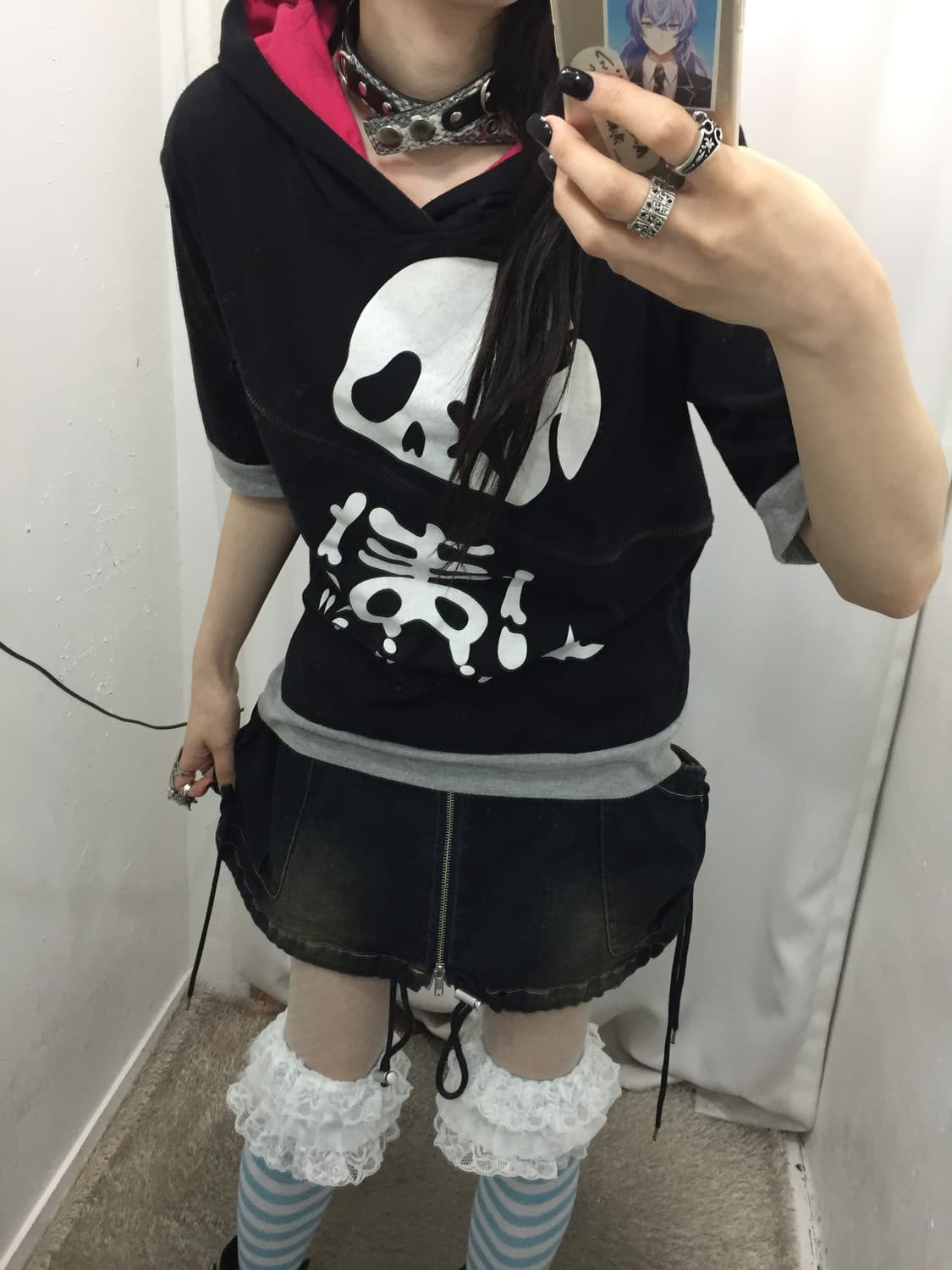 아카 해골 코디 🖤 상품이미지2