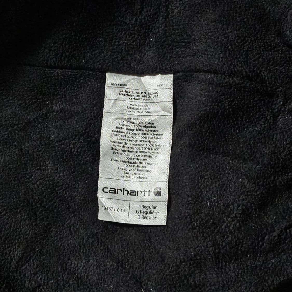 Carhartt 칼하트 차콜 덕 액티브 자켓  상품이미지6