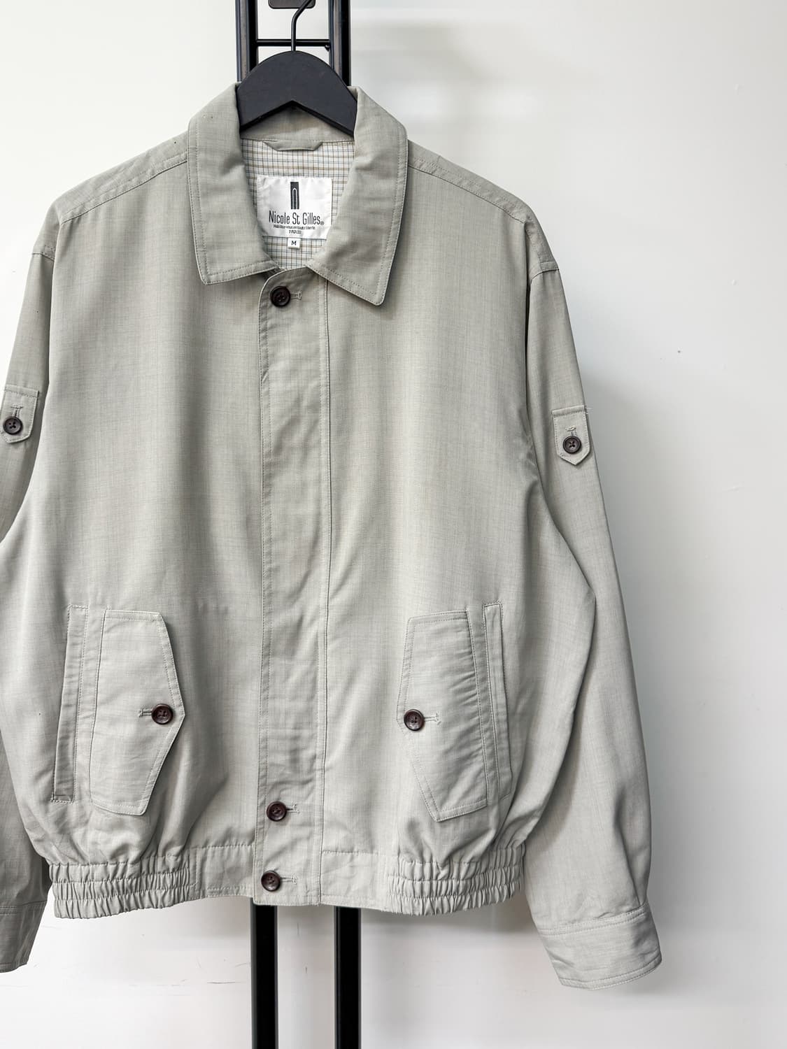 Nicole St Gilles 클래식 해링턴 자켓 상품이미지2