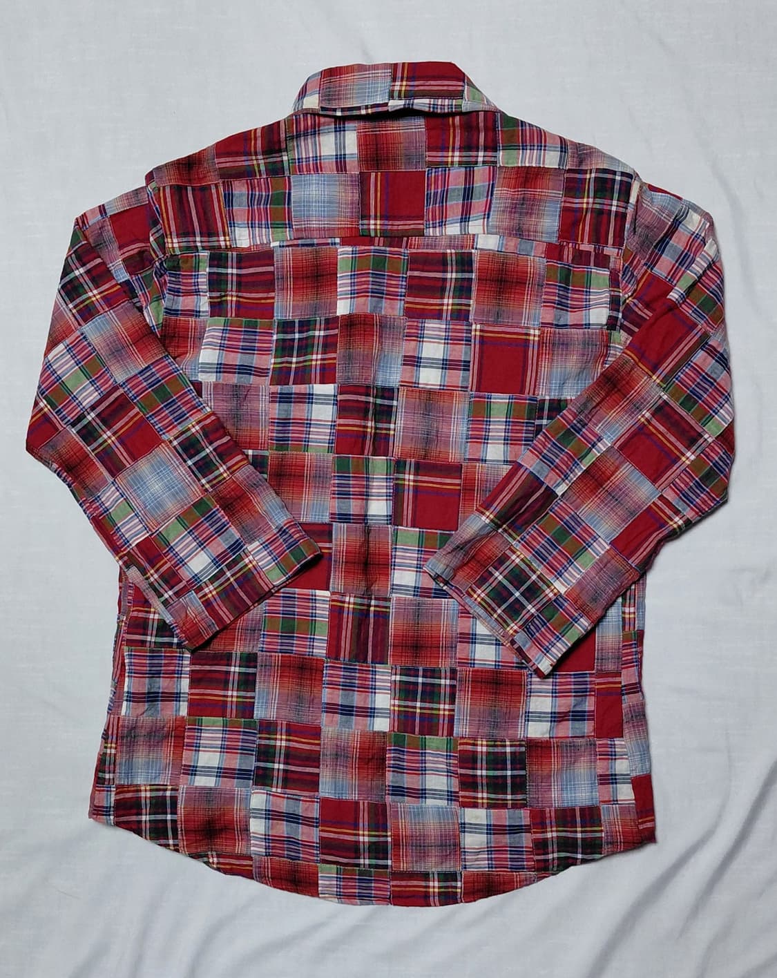 [marka] 핸드우븐 마드라스 패치워크 셔츠 (Made in Japan 상품이미지7