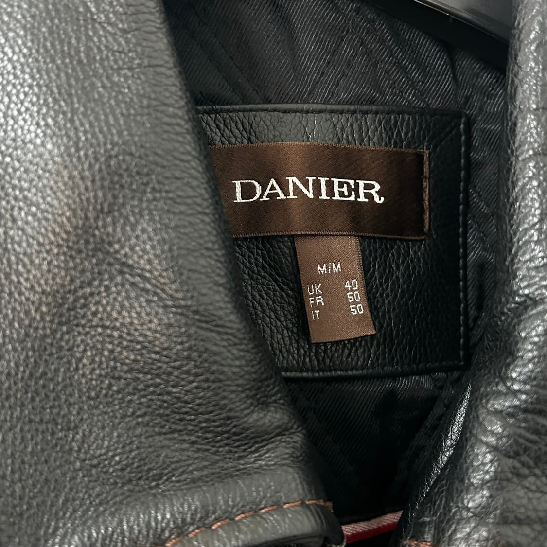 DANIER 소가죽 라이더 자켓 상품이미지7