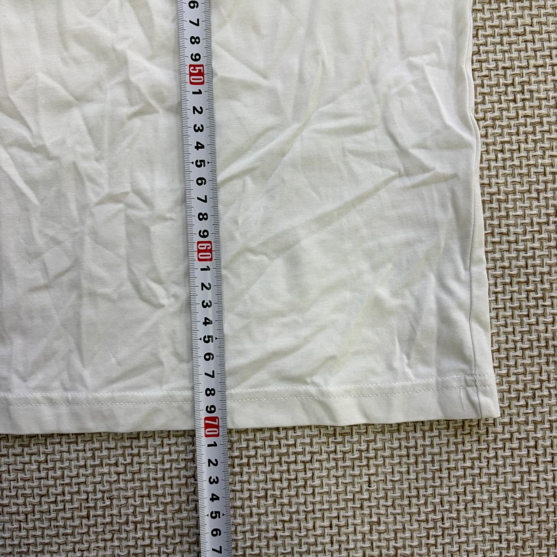 105 뉴발란스 화이트 긴팔티 0519D 상품이미지5