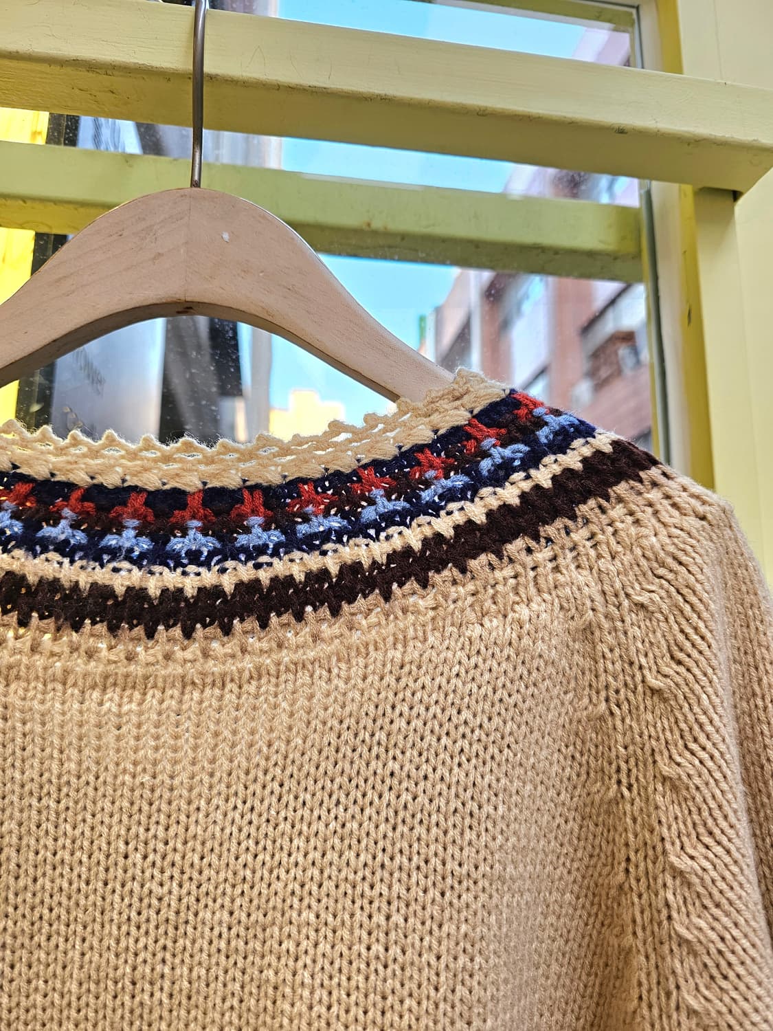 Jean-cox 에스닉 울 가디건 상품이미지7