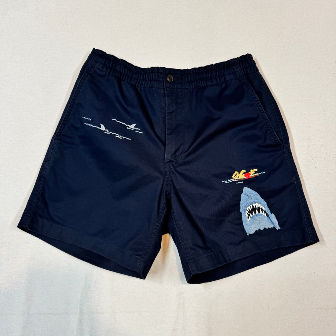 XS) 폴로 랄프로렌 클래식핏 프렙스터 쇼츠 반바지 네이비 상품이미지4