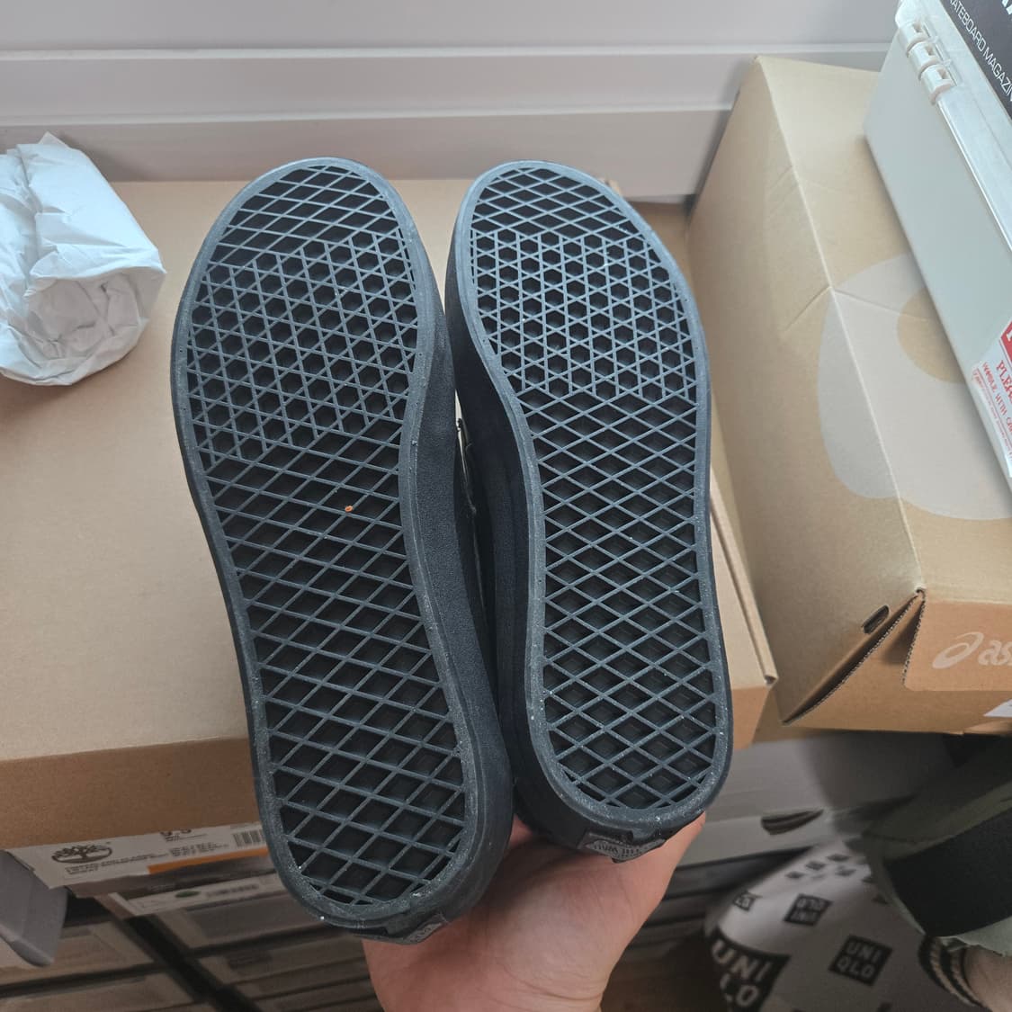 [280] 반스 스케이트 로퍼 올블랙 상품이미지6