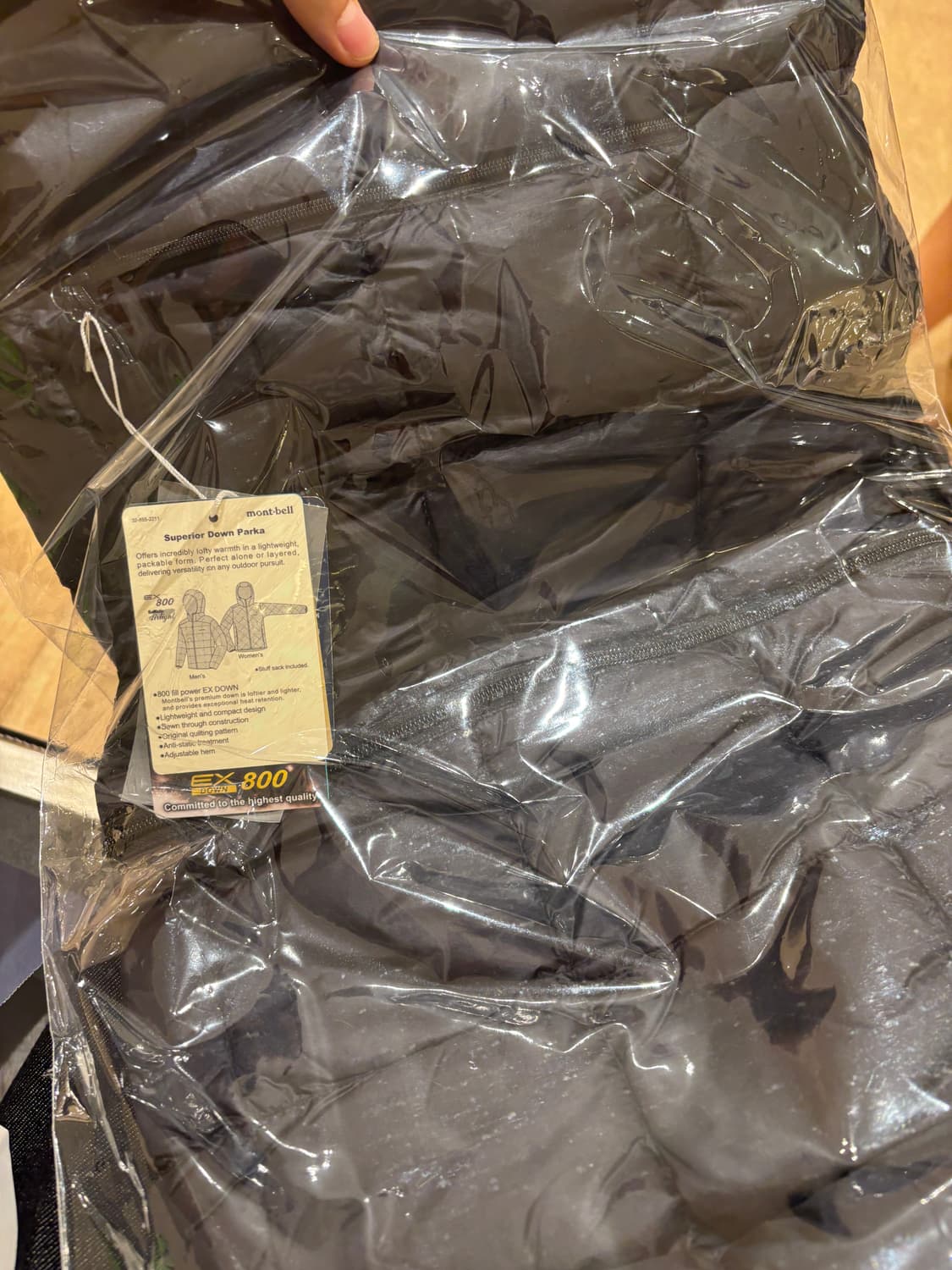 몽벨 슈페리어다운 800 블랙 xl 판매 상품이미지2