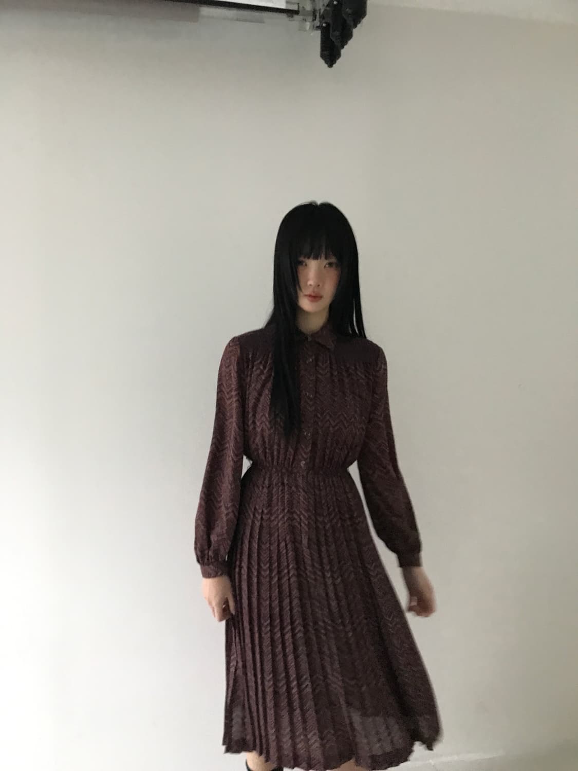 Oriental Pleats Shirts Dress 상품이미지3