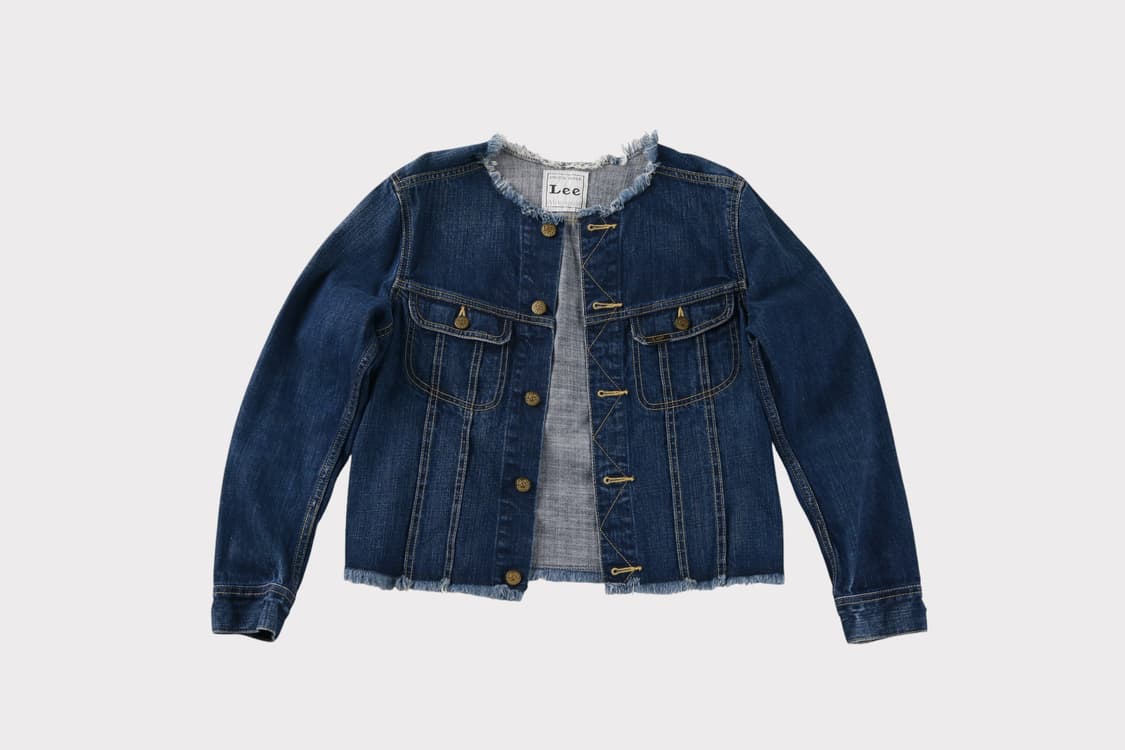 [여성 M] LEE리  컷오프 데님자켓 상품이미지1