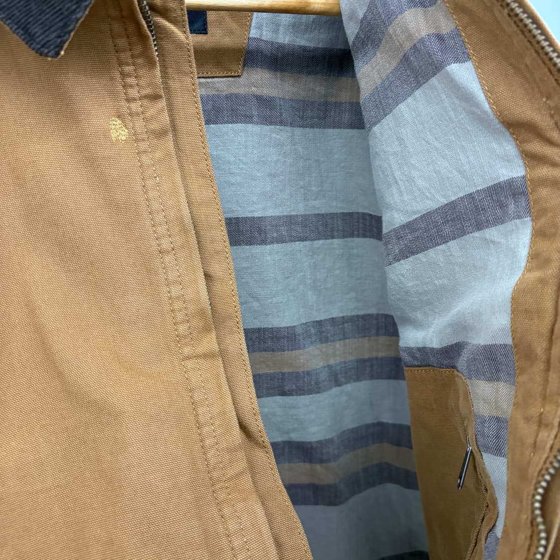 칼하트 브라운 넥 코듀로이 자켓 M 상품이미지5