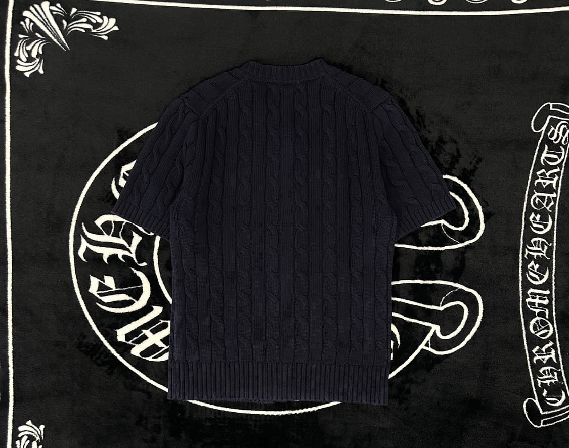 라코스테 꽈배기 니트 반팔가디건 44/55 상품이미지3