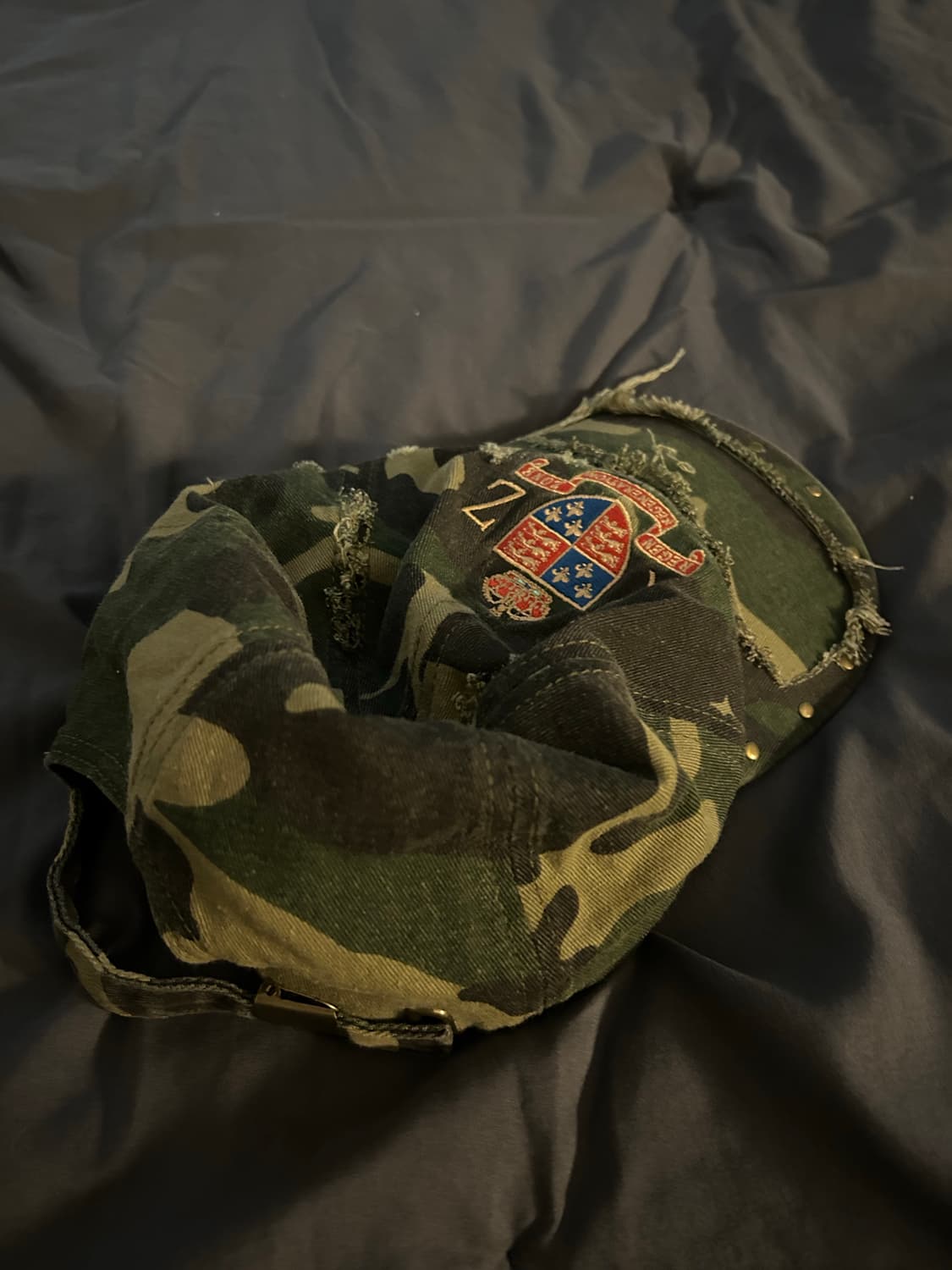 Regen Zone Stud Camouflage Cap 상품이미지2