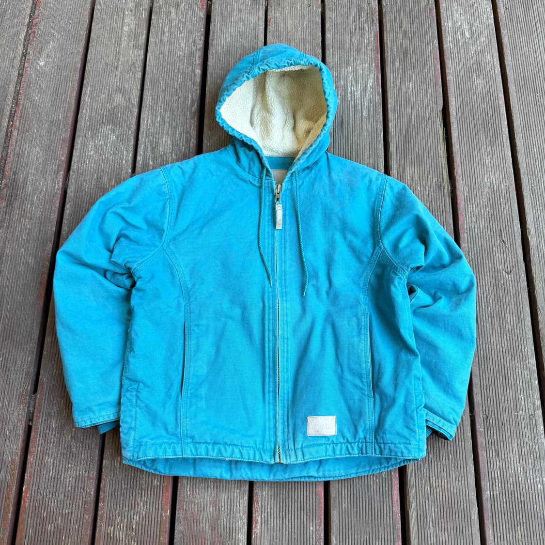 빈티지 후드 워크자켓 스카이 상품이미지1