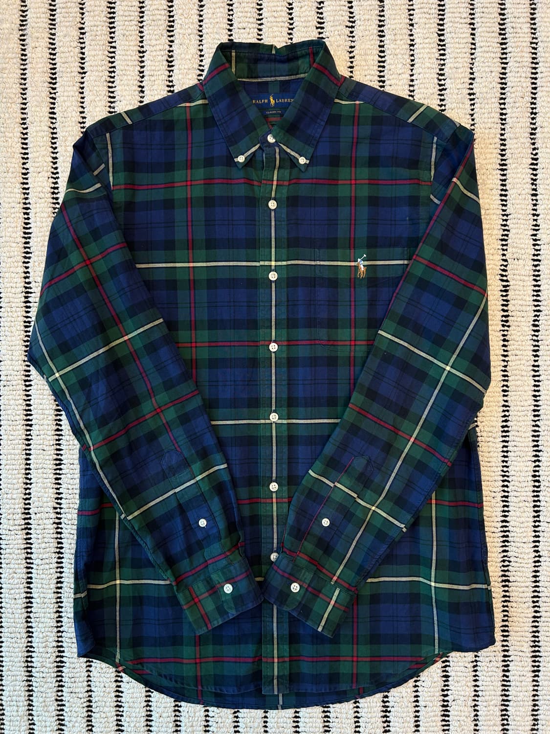 폴로 랄프로렌 체크 옥스포드 셔츠 (classic fit) 상품이미지1