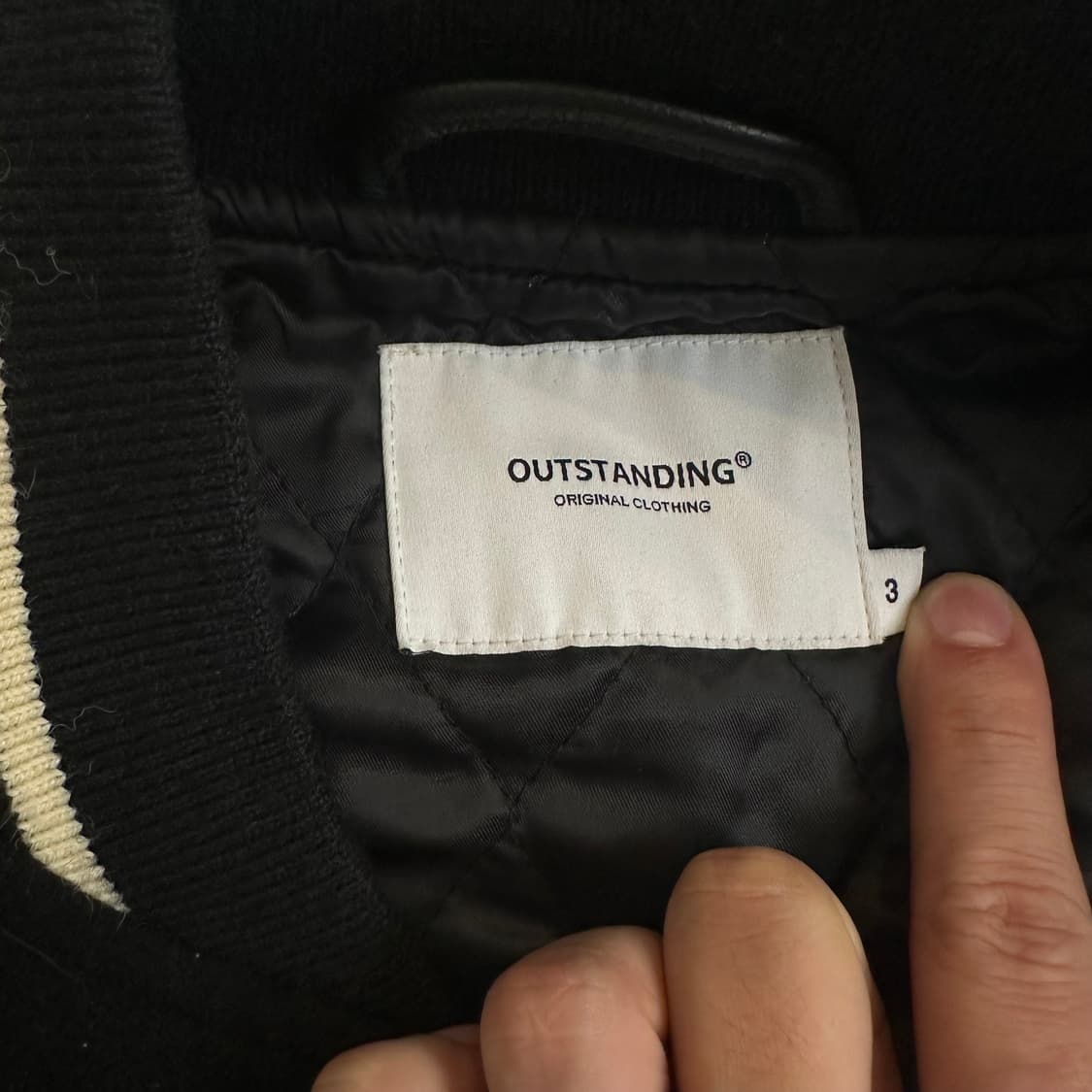 아웃스탠딩 (Outstanding)카우레더 바시티 자켓 3 상품이미지5