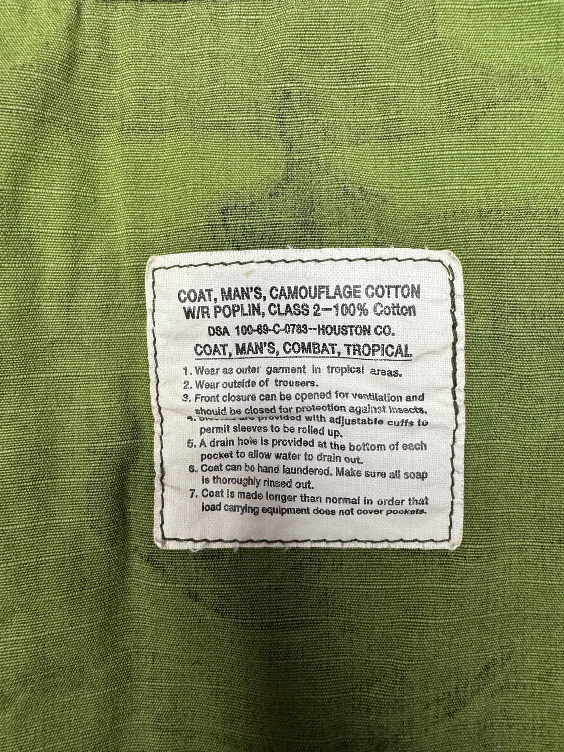 빈티지 60s ERDL 정글 퍼티그 카모 자켓 LR 상품이미지4