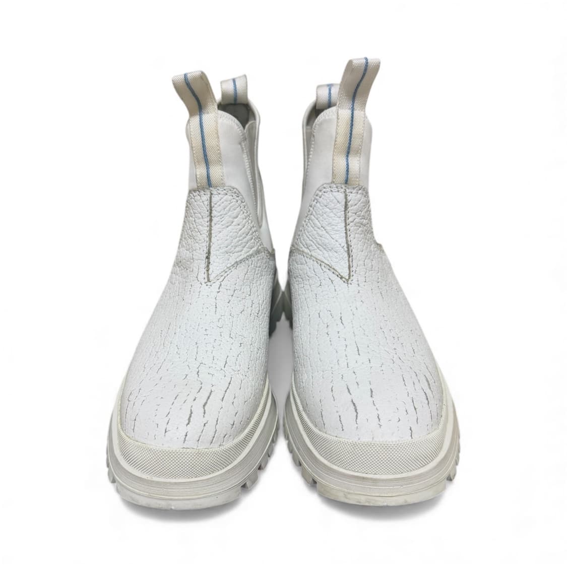 프라다18a/w brixxen 크랙 화이트레더부츠/41 상품이미지3