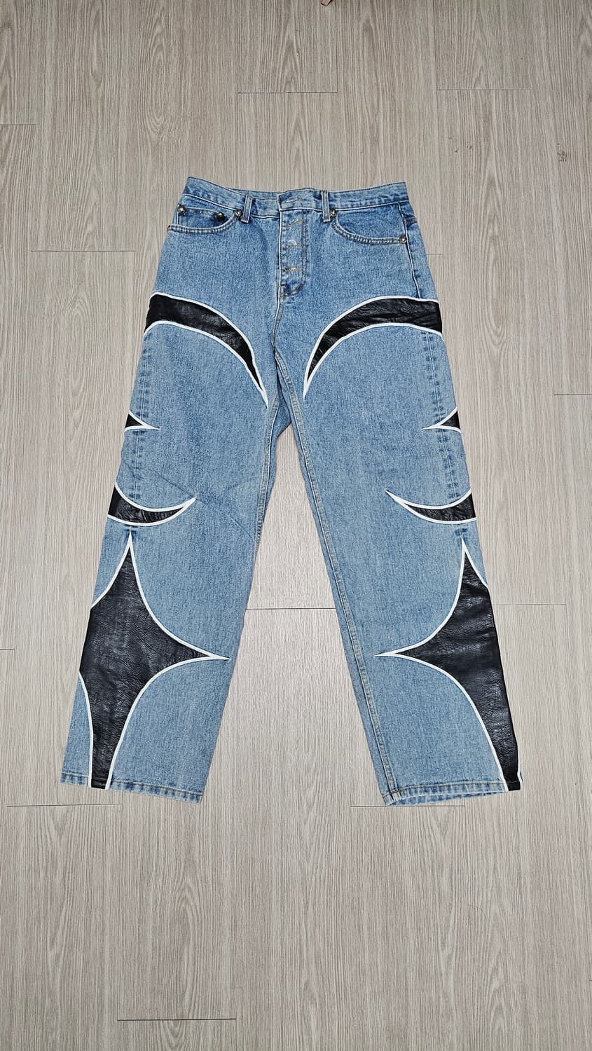 떠그클럽 레더데님 팬츠 m사이즈 상품이미지1